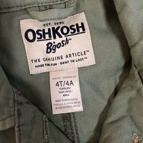 Toddler Canvas Green Jacket size 4T - Picture 3 of 6